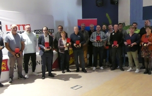 Remise du Mérite Régional Bronze de la Ligue de Normandie à Xavier JEGOU