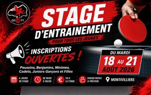Inscription stage Aout 2026