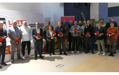 Remise du Mérite Régional Bronze de la Ligue de Normandie à Xavier JEGOU