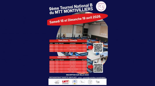 9ème Tournoi National B du MTT